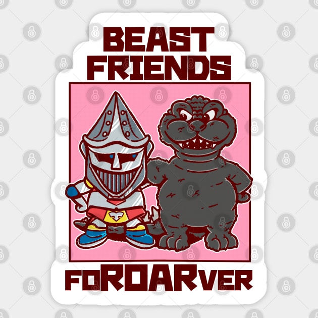 Beast Friends FoROARver Sticker by Hojyn